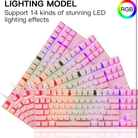 RGB LED Backlit Keyboard - Picture 4 of 6